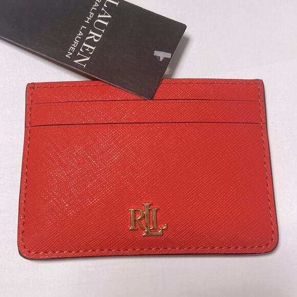 NWTMSRP$159 LAUREN RALPH LAUREN
Women's  Saffiano Leather Small Slim Card Holder - Picture 1 of 2